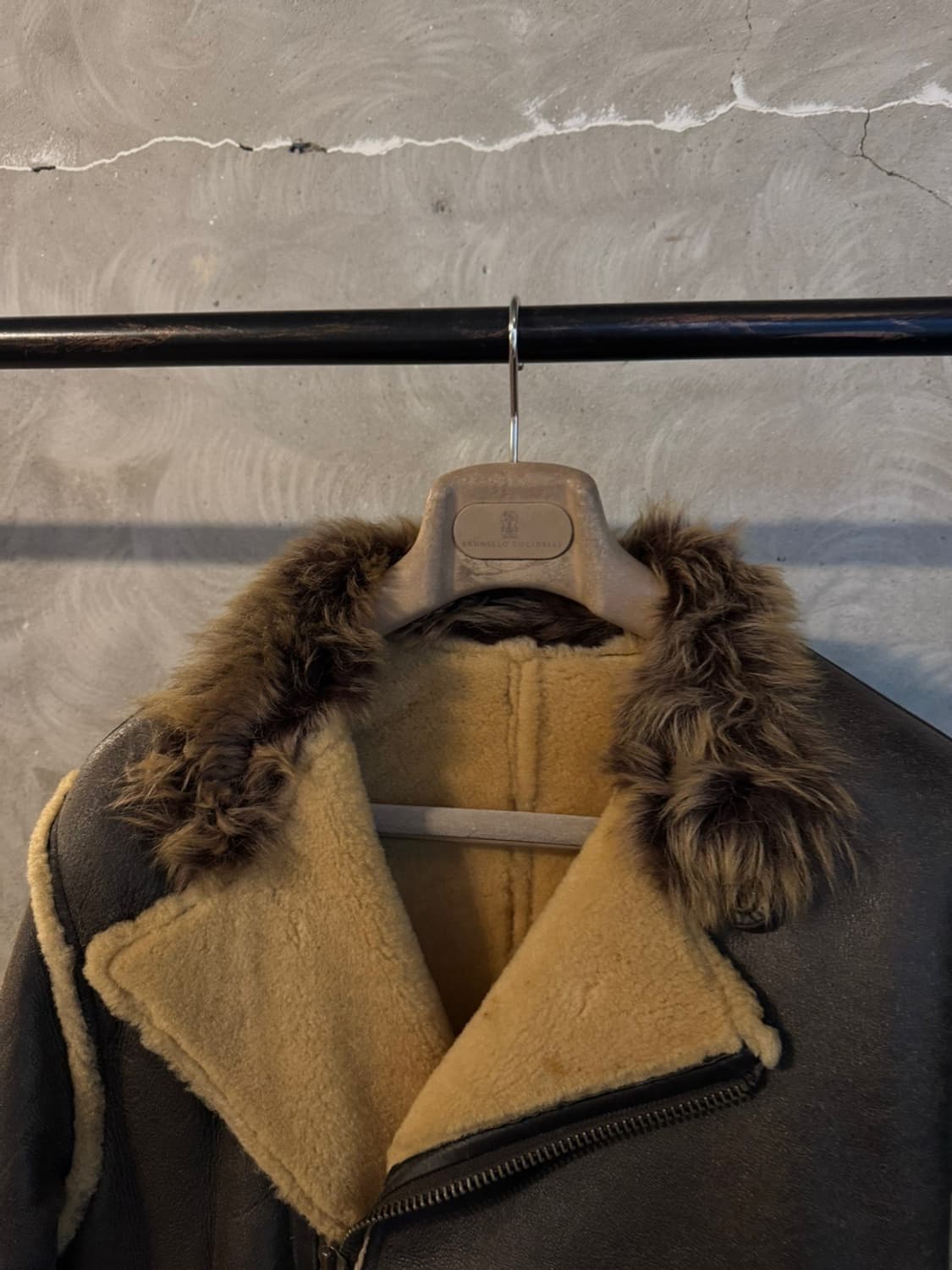 아비렉스 카우하이드 무톤 레더 자켓 100 상품이미지7