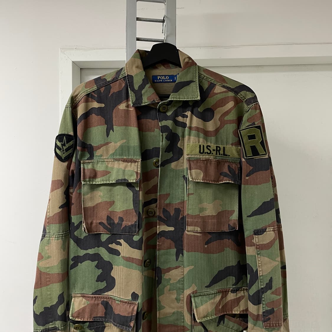 폴로 랄프로렌 카모 BDU 밀리터리 자켓 S 상품이미지2