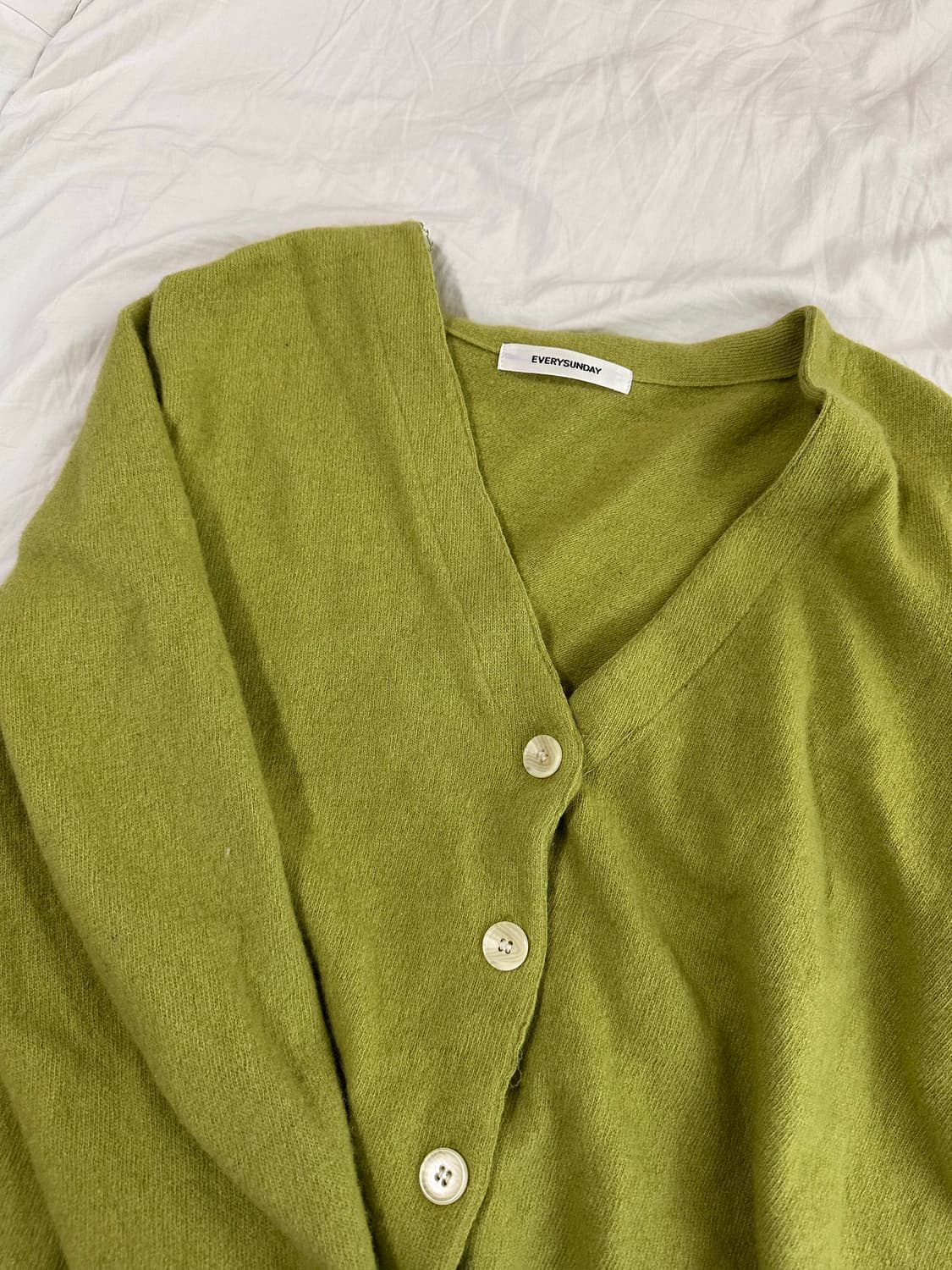 올리브 가디건 상품이미지2