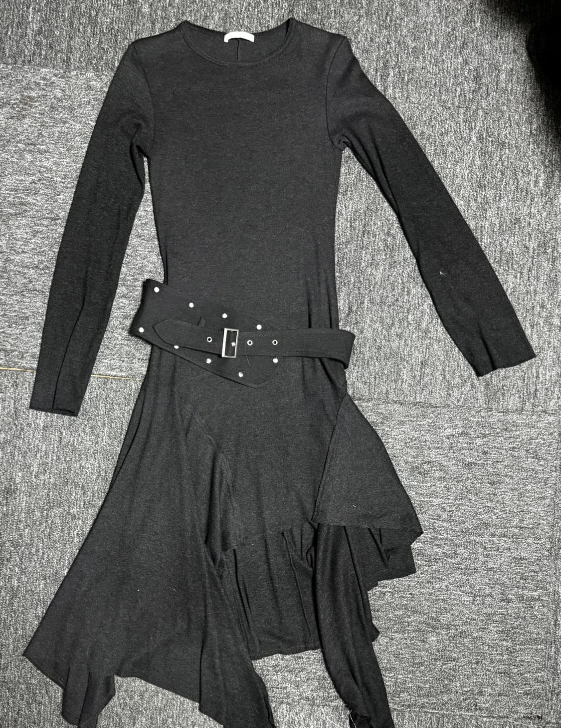 자라 벨트 언발란스 원피스 상품이미지1