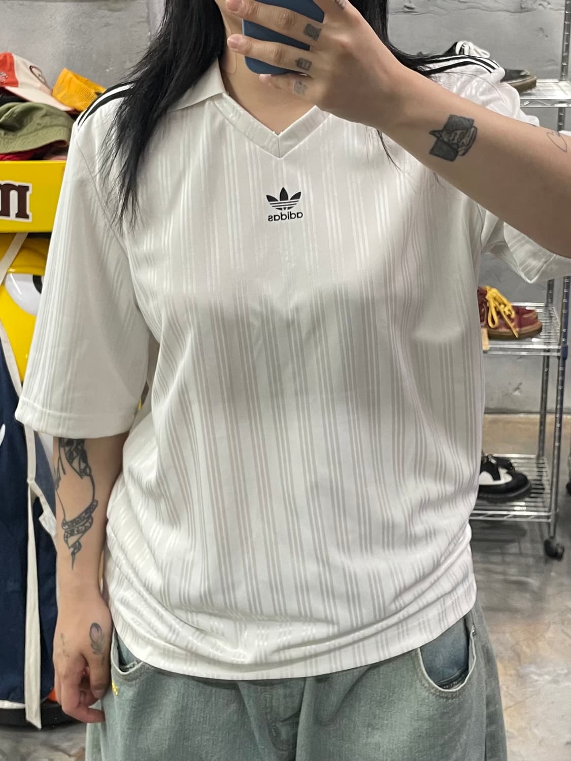 아디다스 풋볼 져지 반팔 티셔츠 상품이미지10