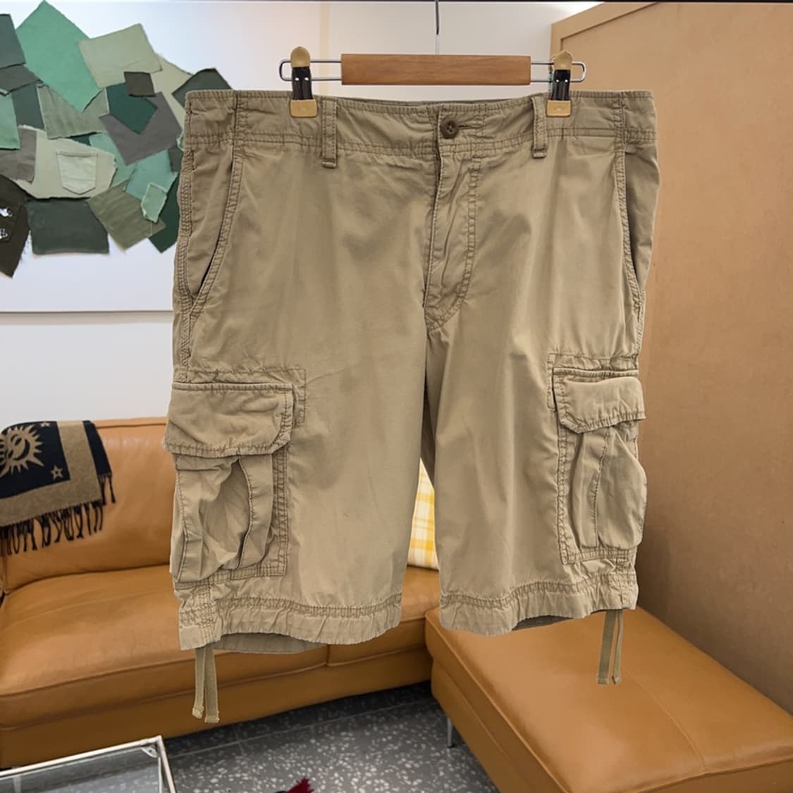 유니클로 빈티지 카고팬츠 반바지 M C04819  상품이미지1
