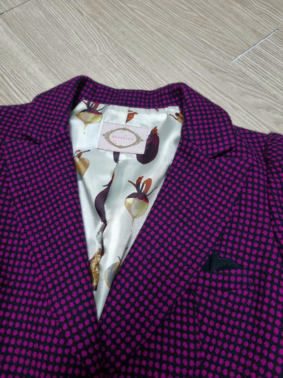 레트로 레니본 자켓 상품이미지2