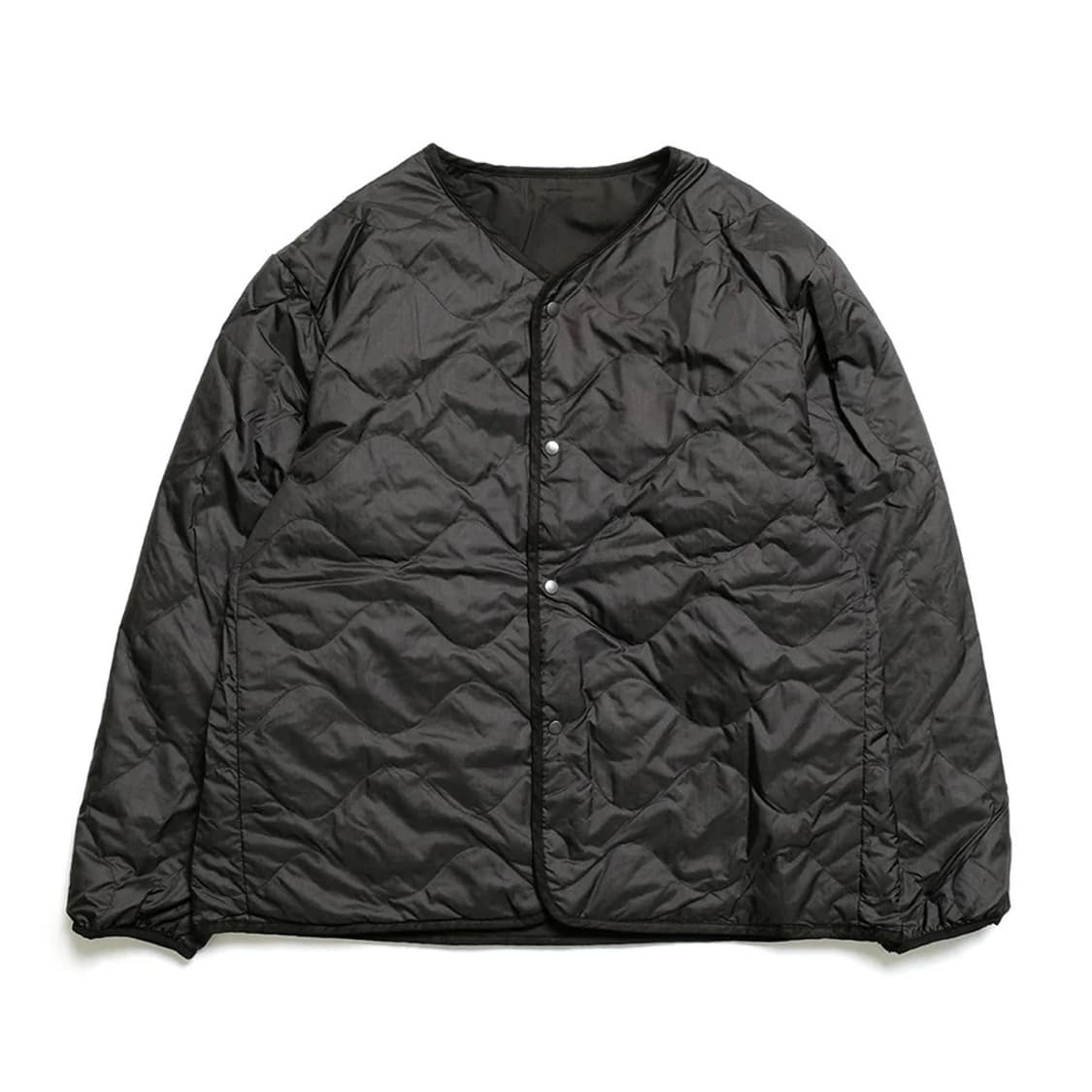 나나미카 리버시블 다운 가디건 블랙 상품이미지2