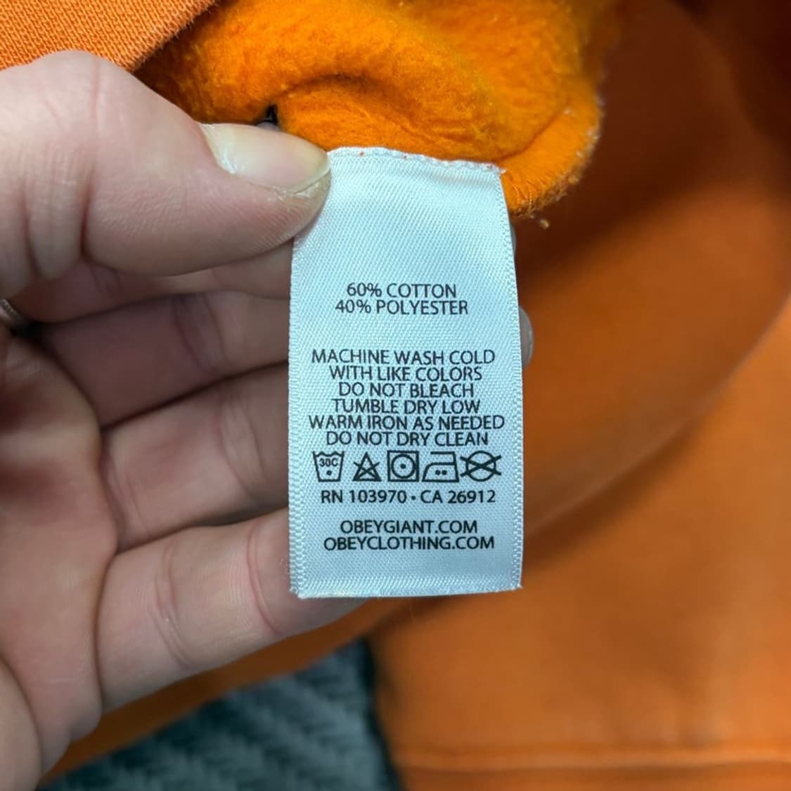 오베이 베이직 로고 후드티 v2204 상품이미지7