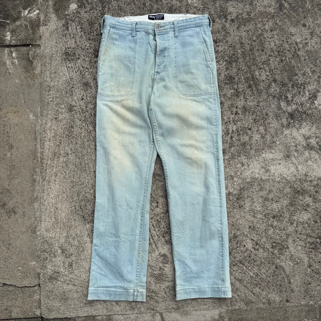 [31] Stussy 스투시 신치백 배기핏 데님 팬츠 상품이미지1