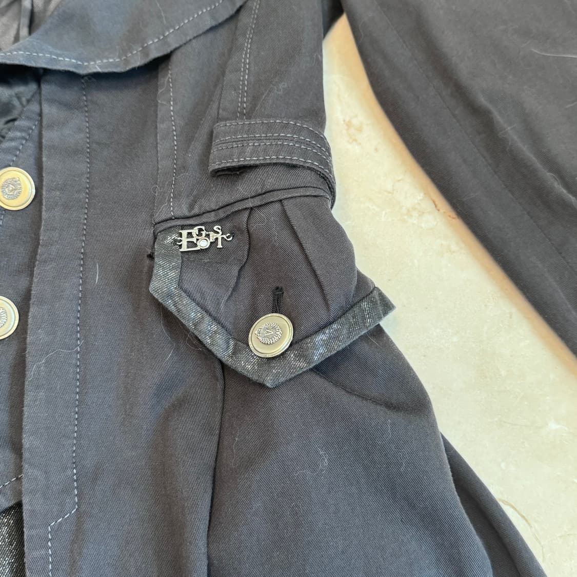 egoist goth gothic long coat 상품이미지2