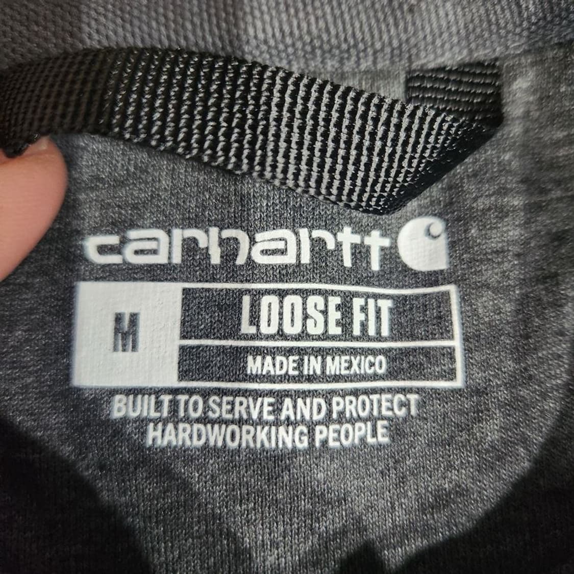 [남M]칼하트  기모 미드웨이트 포켓 맨투맨[Y62-051] 상품이미지8