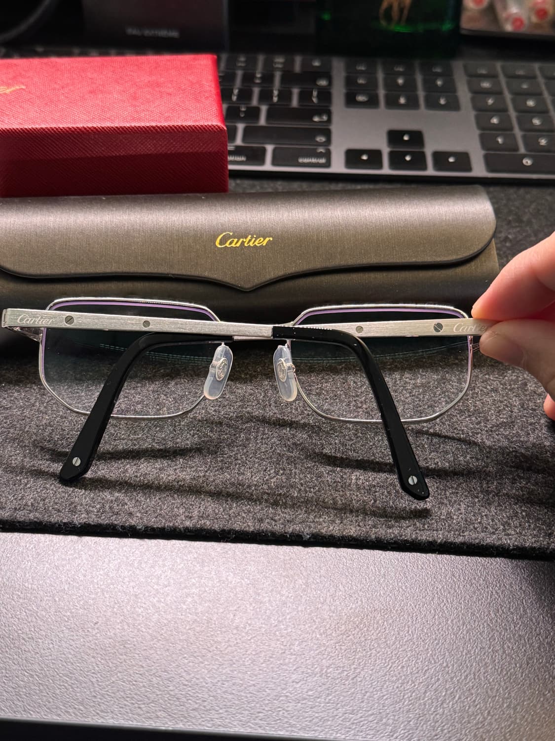 까르띠에 안경 CT0481O 금속테 티타늄테 상품이미지5