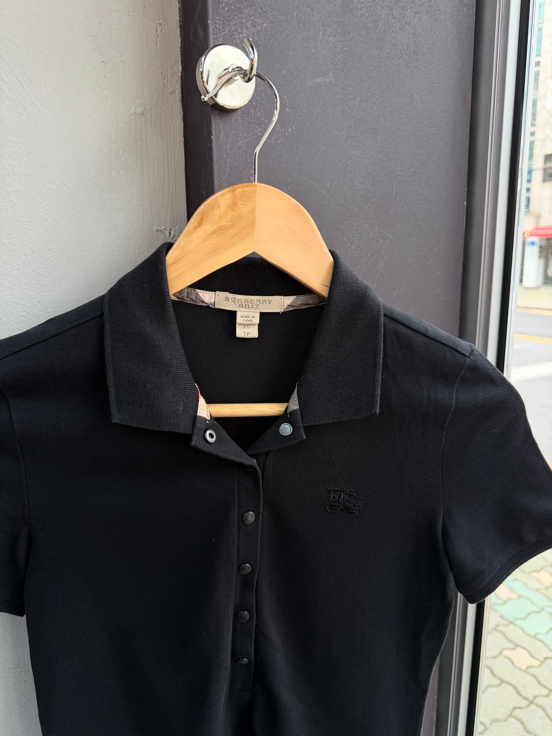 XS/ 버버리 로고자수 PK반팔 상품이미지3