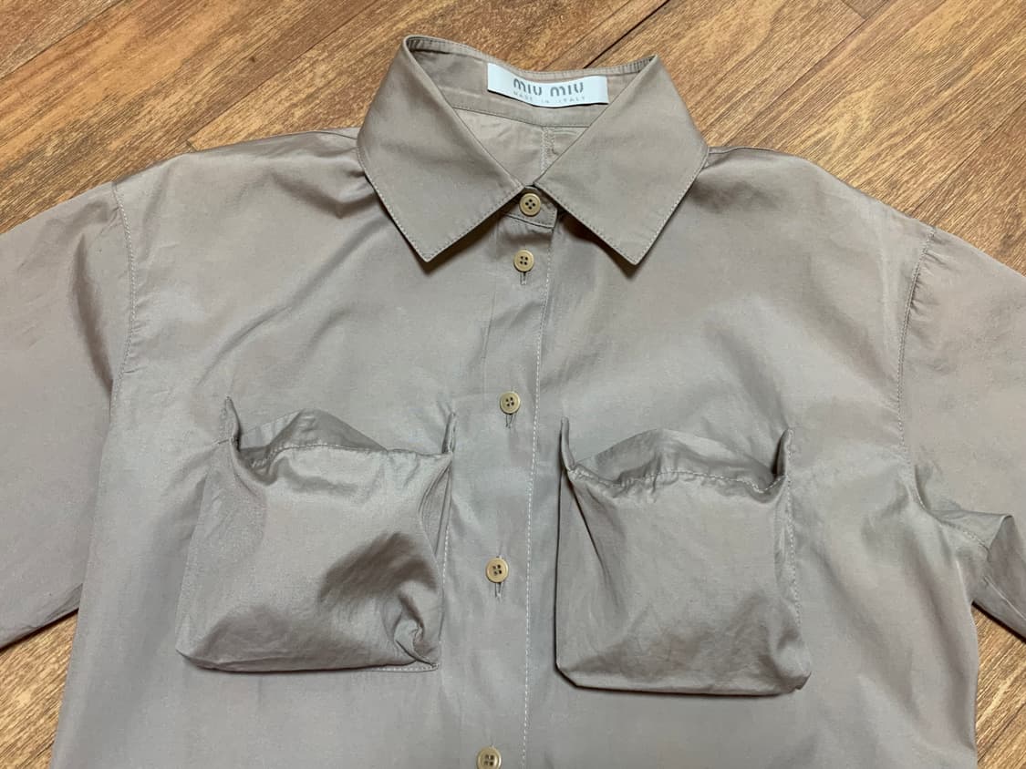 MIU MIU 2001/SS 미우미우 아카이브 셔츠(코튼)40 사이즈 상품이미지5
