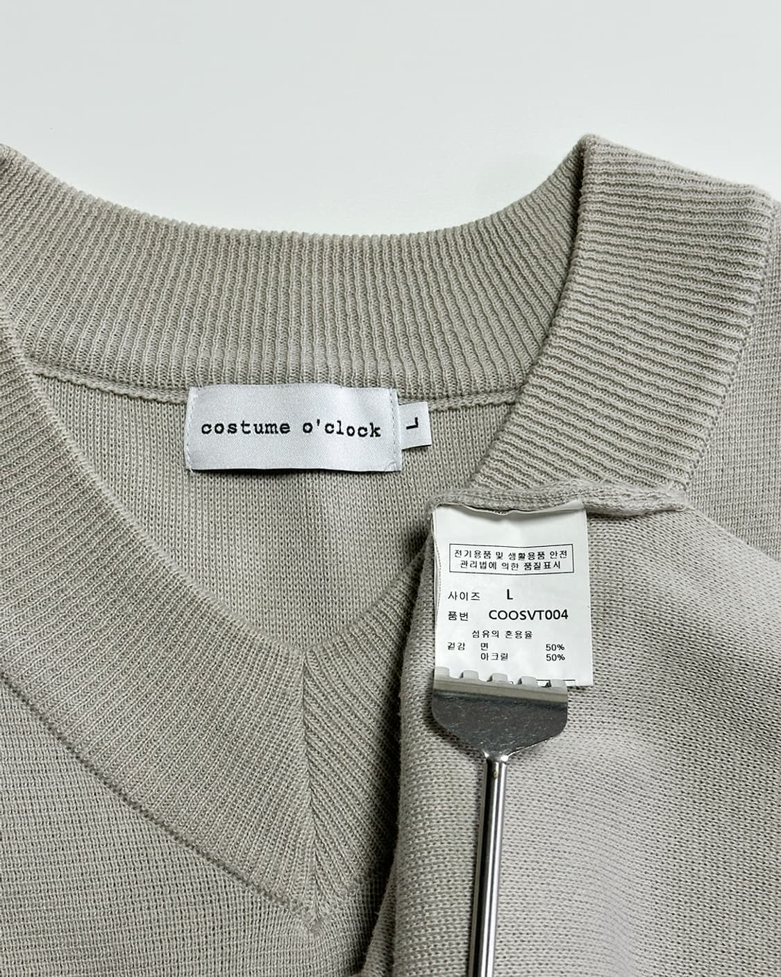 커스텀어클락 니트 베스트 상품이미지3