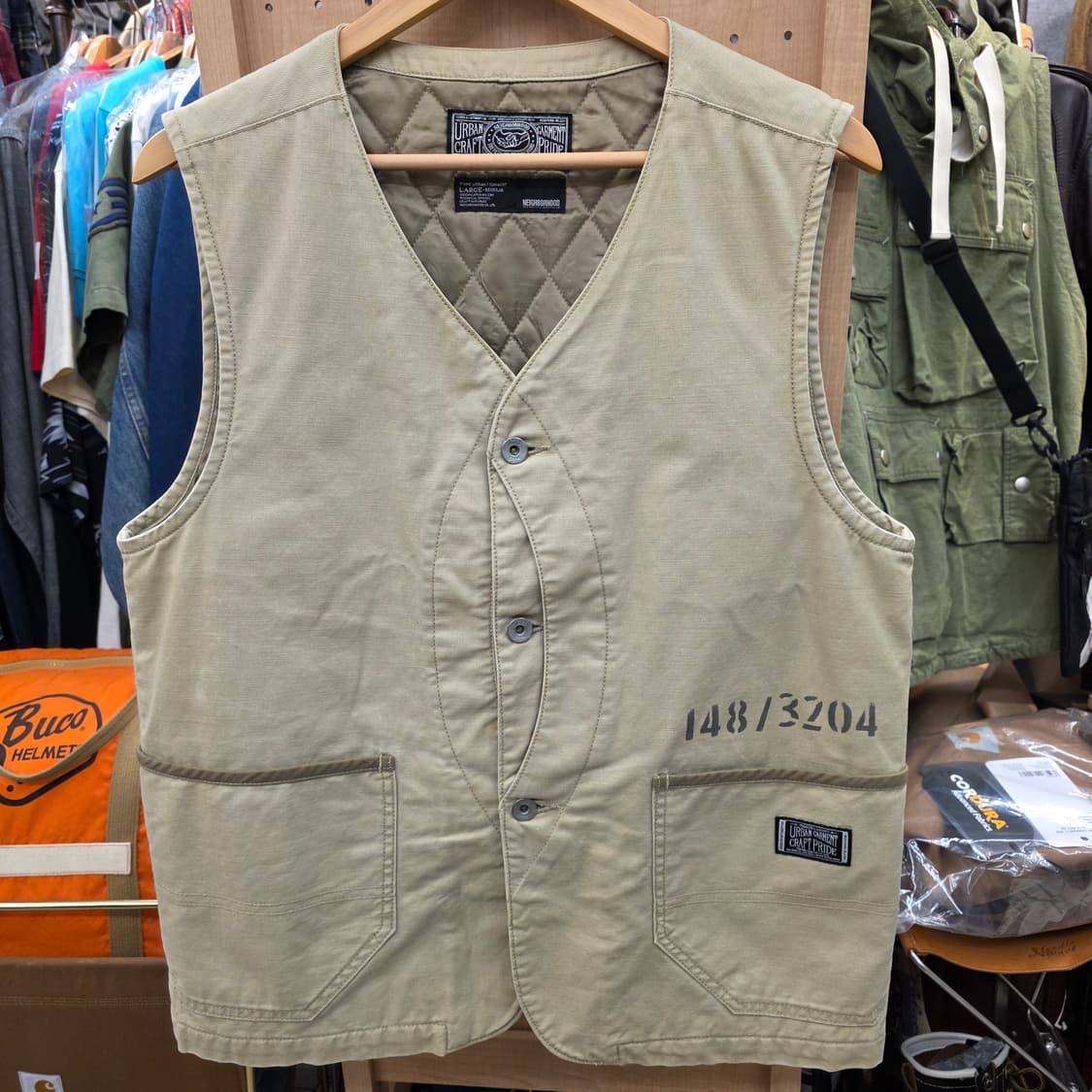 NEIGHBORHOOD 밀리터리 퀼팅 베스트 상품이미지3