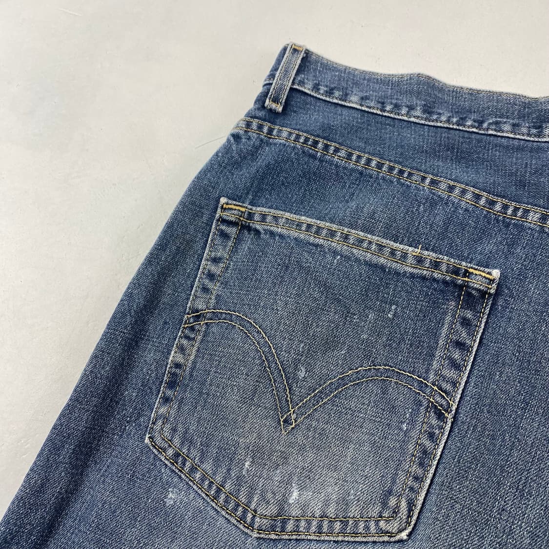 리바이스 569 워싱 데님 진 (36) 상품이미지3