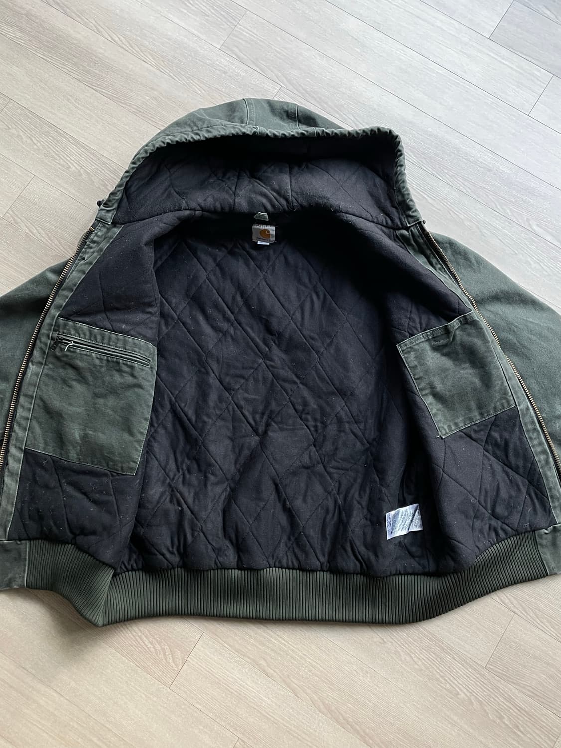 칼하트 j130 mos 모스 액티브 샌드스톤 상품이미지9