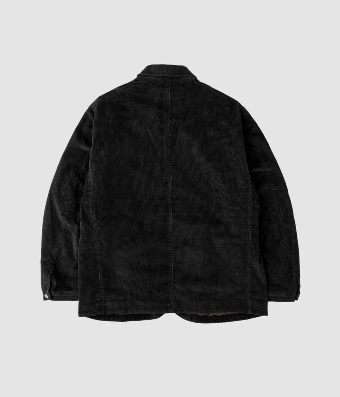 레테르코모 소프트 코듀로이 가먼트 초어 자켓 블랙-L 상품이미지2