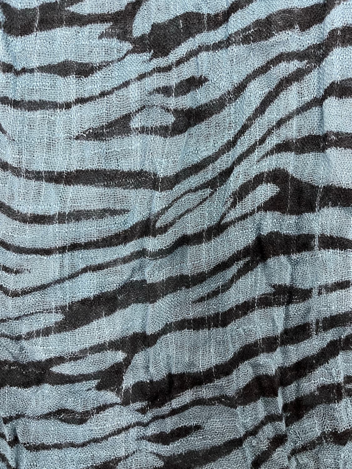 heisei gyaru zebra fringe scarf  상품이미지3