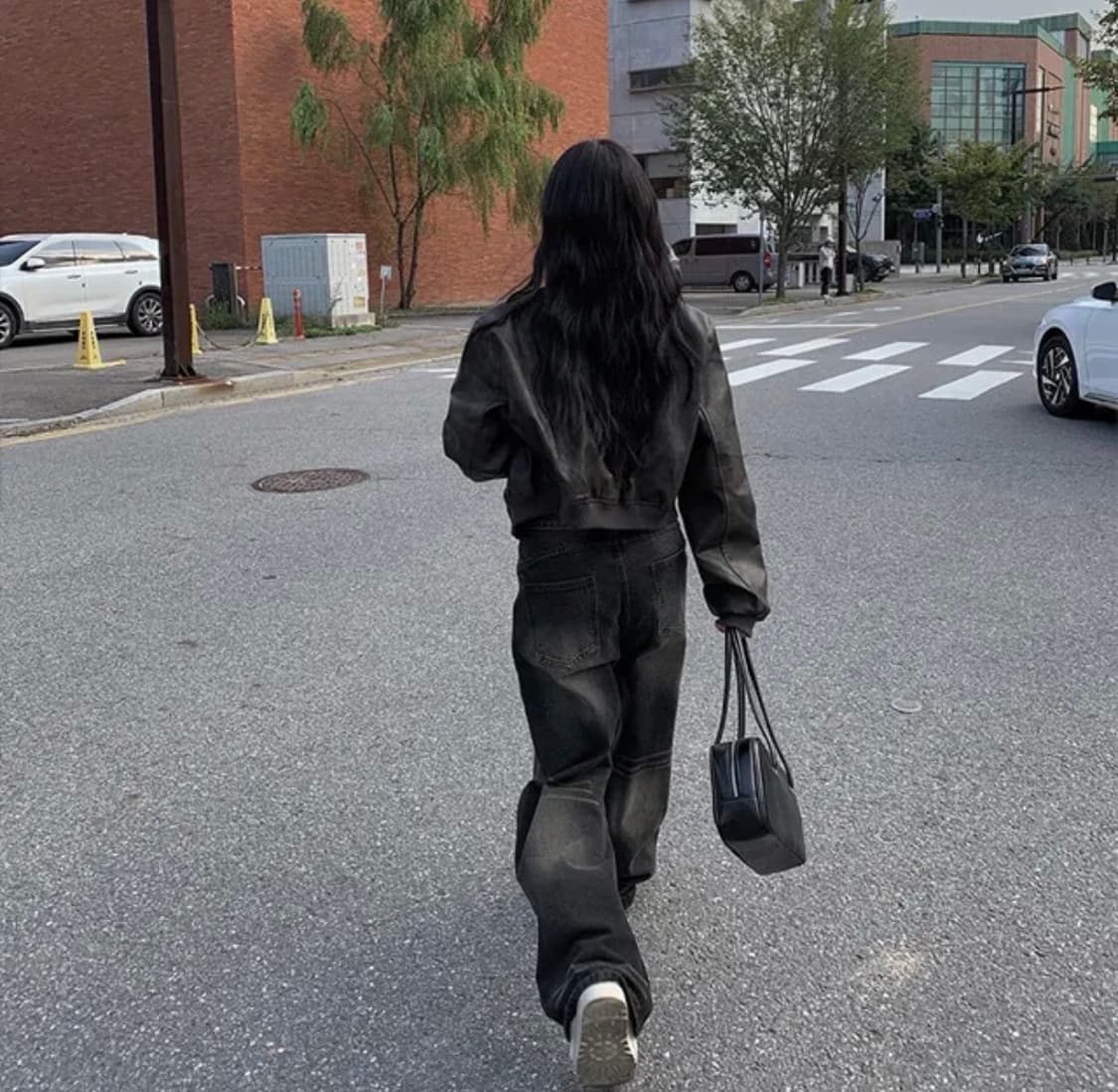 애니원모어 사루 레더 블루종 자켓 레더 점퍼 상품이미지6