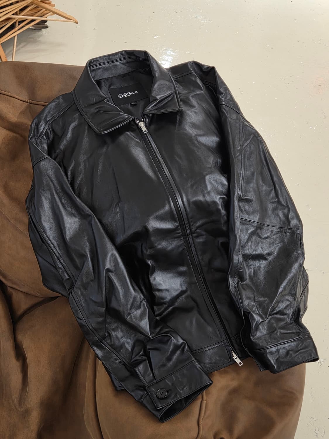 도프제이슨 램스킨 레더자켓 상품이미지4
