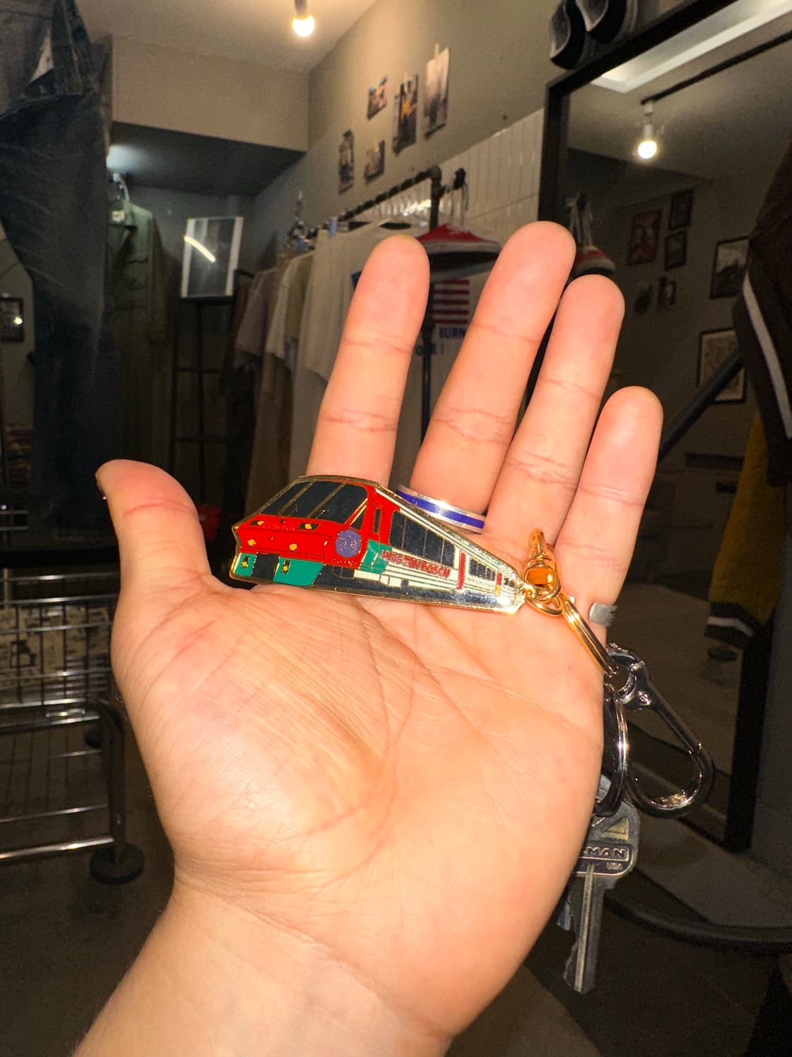60-80’s Cuba train, Yale keyring 상품이미지4