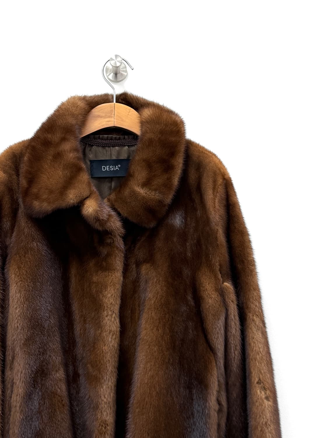데시아 사가밍크 퍼 자켓 브라운 상품이미지2