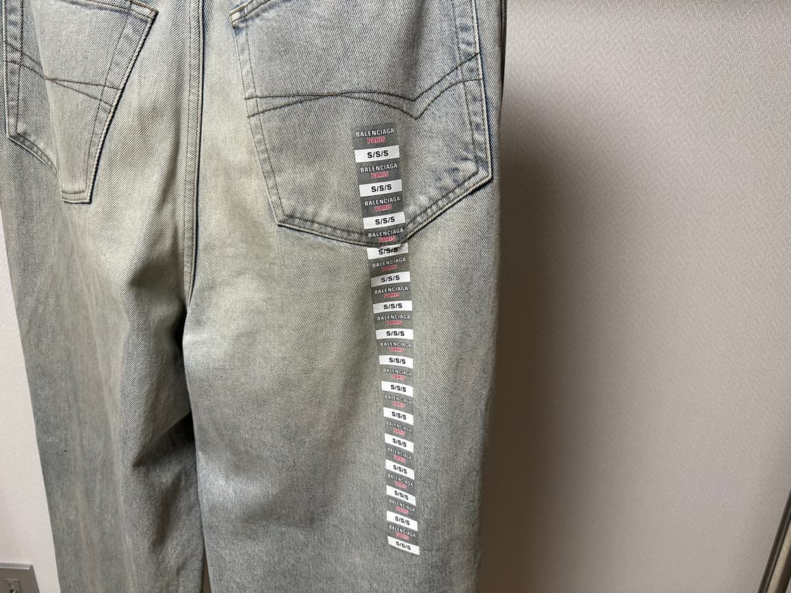 발렌시아가 스티커 데님 S사이즈 상품이미지4