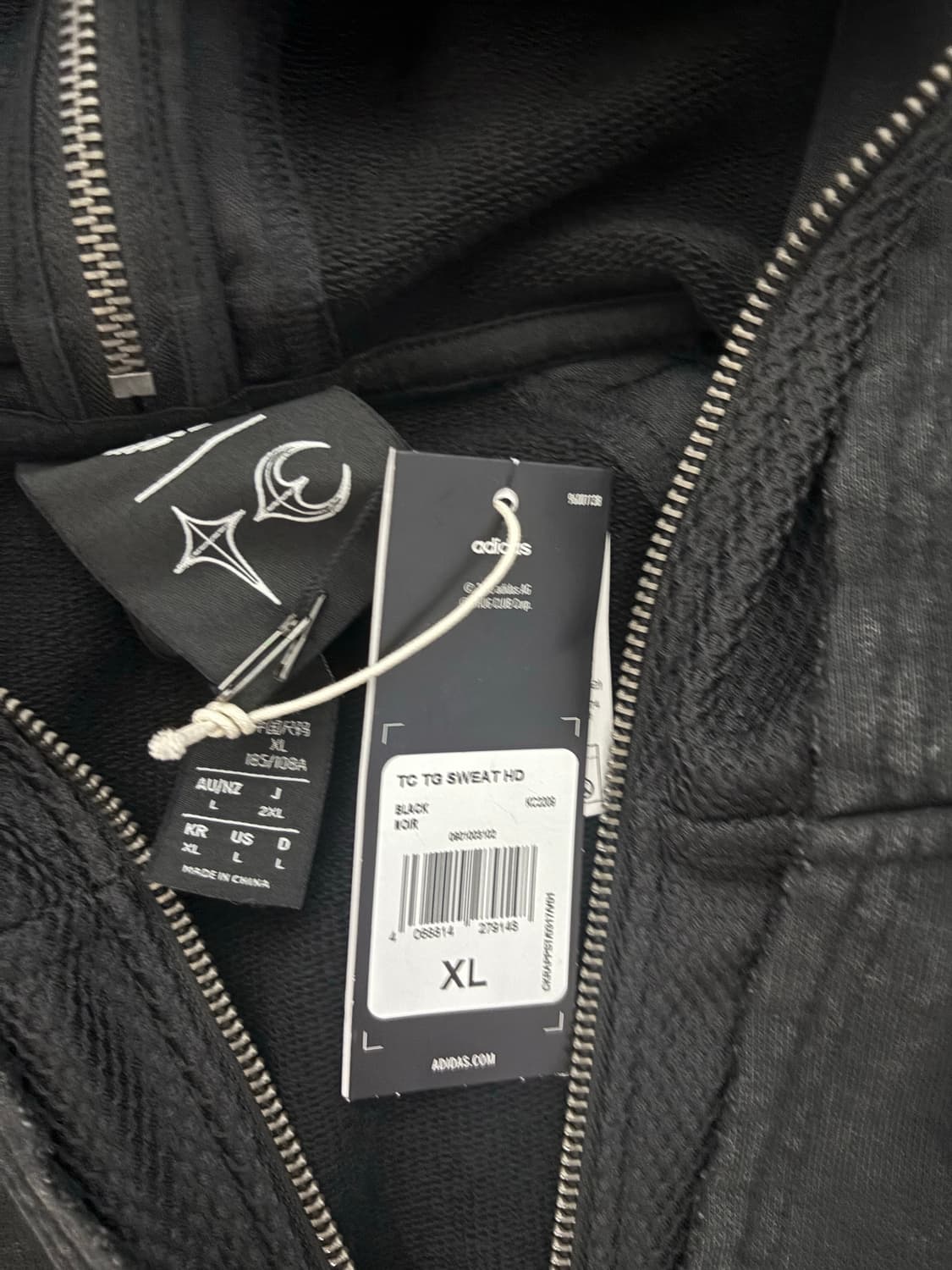 아디다스 떠그클럽 후드집업 xl 상품이미지2