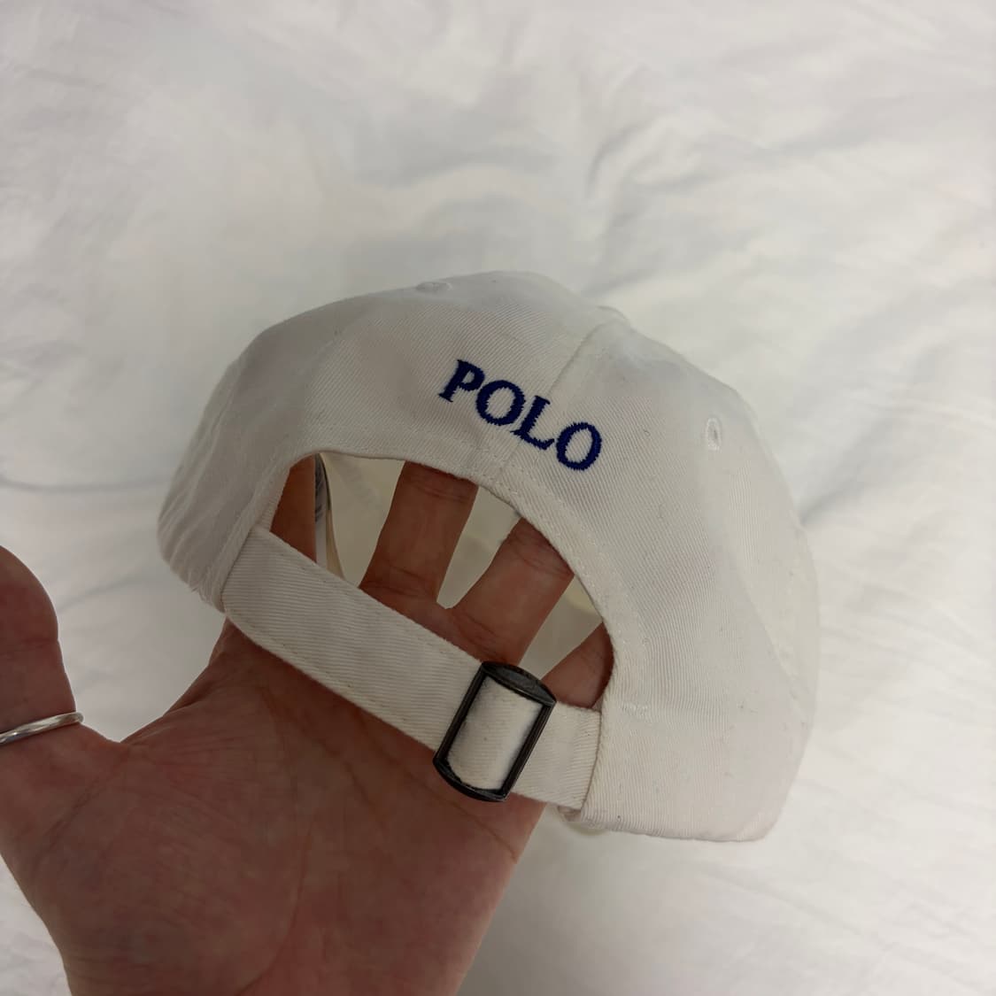 폴로 치노 베이스볼 캡 - 화이트 상품이미지3