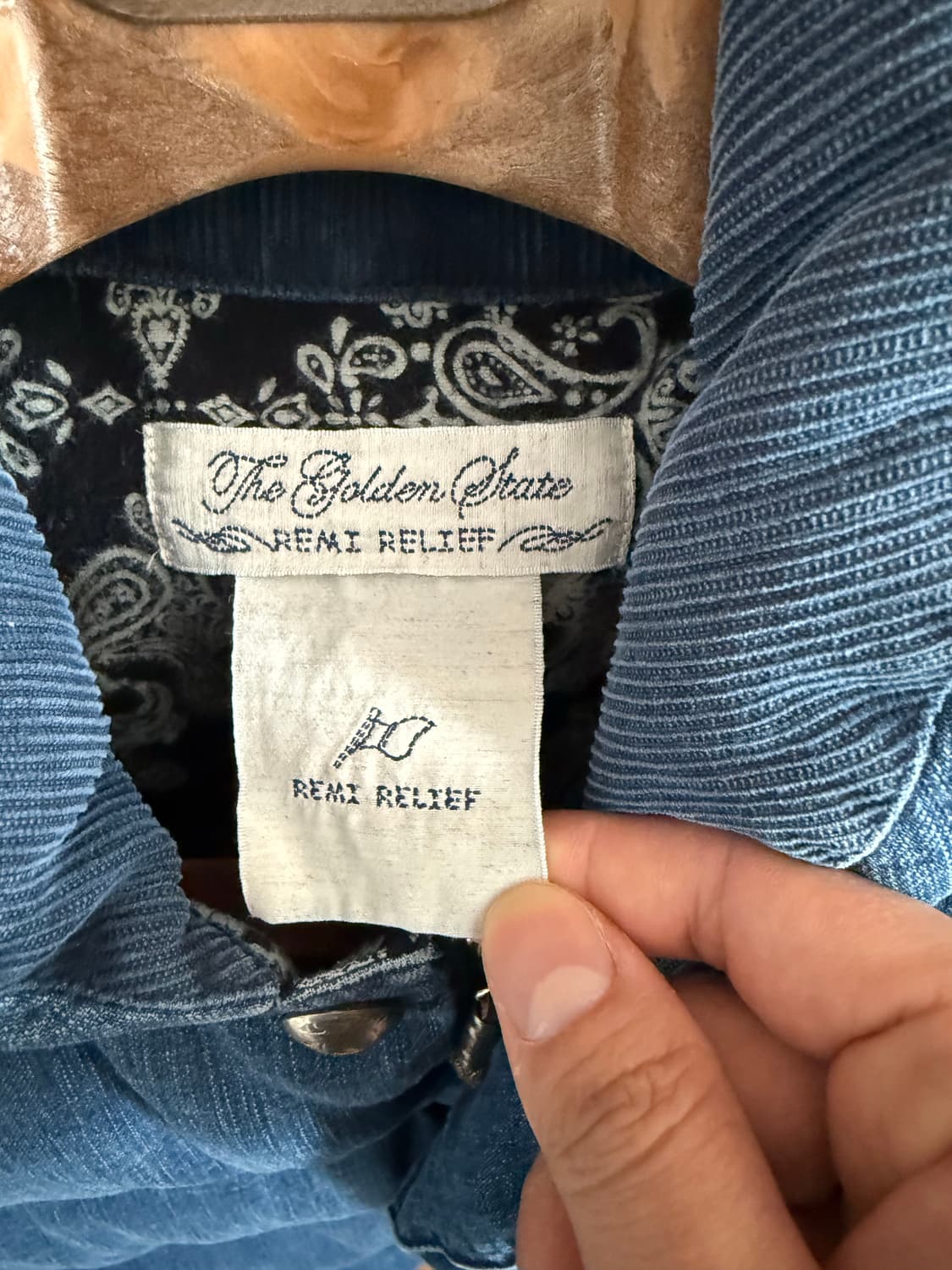 레미릴리프 데님 다운베스트 XL 상품이미지3