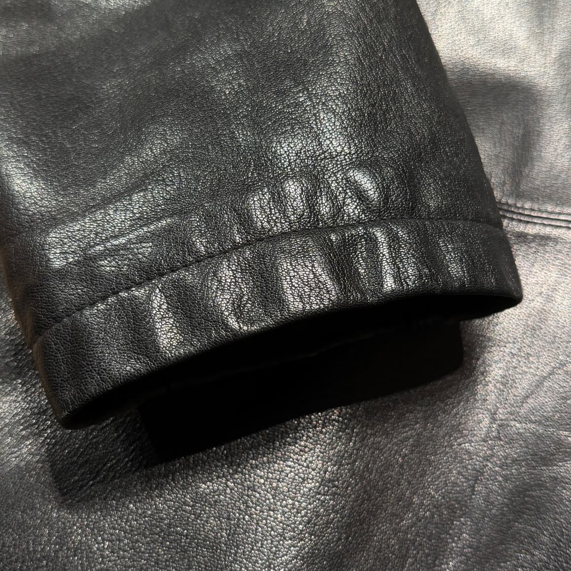 YSL 입생로랑 산양가죽 레더 카 코트 105 자켓 상품이미지9