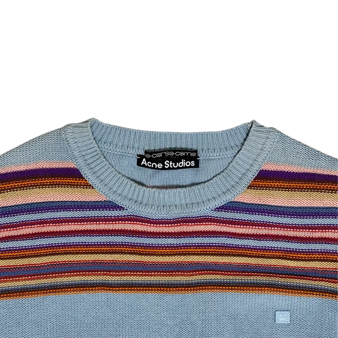Acne Studios Face-logo Striped Sweater 상품이미지3