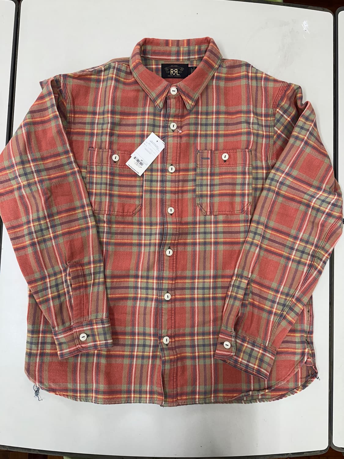 rrl 플래드 셔츠 L 새상품 상품이미지1
