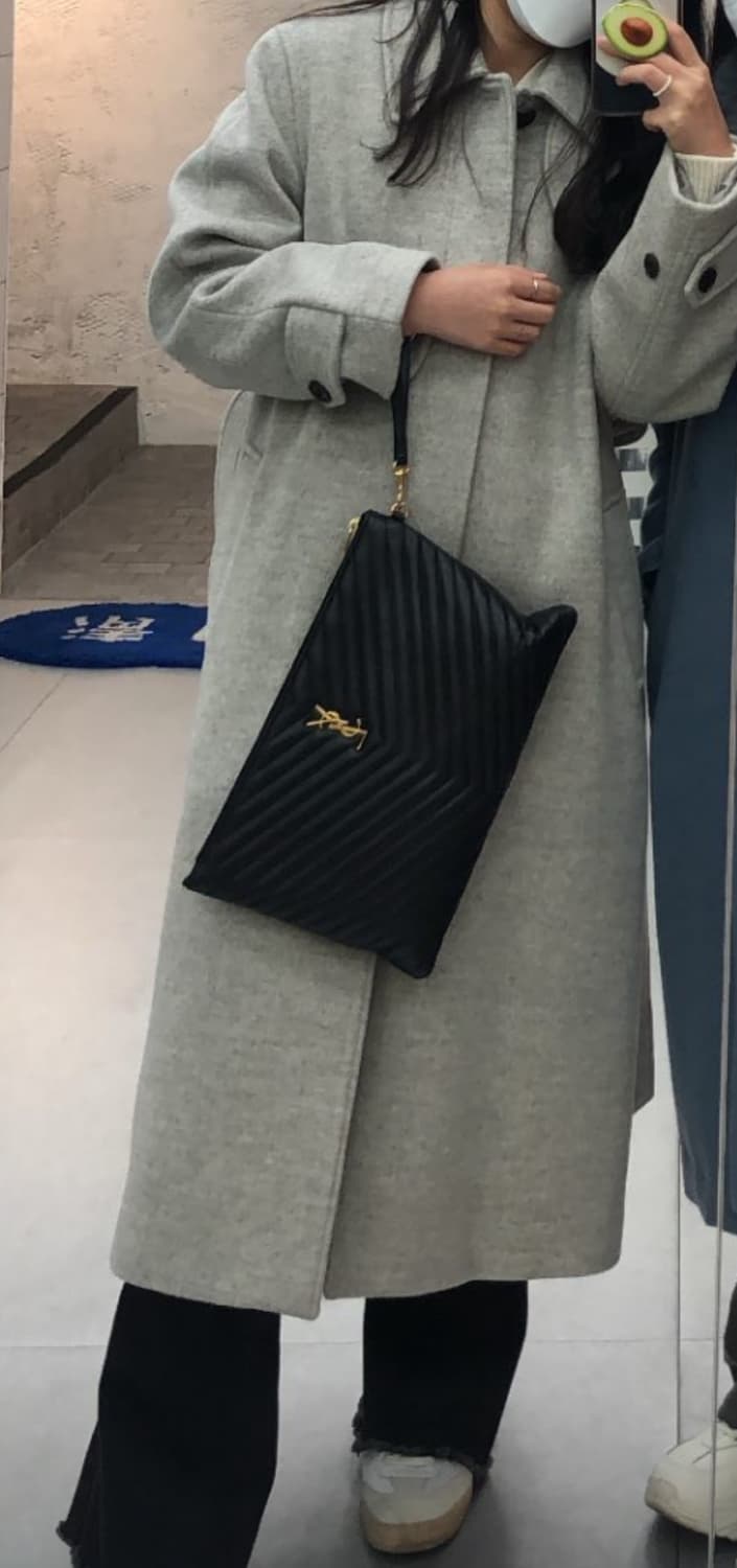 Dunst 던스트 유니섹스 벨티드 울 맥코트 m사이즈🩶 상품이미지5