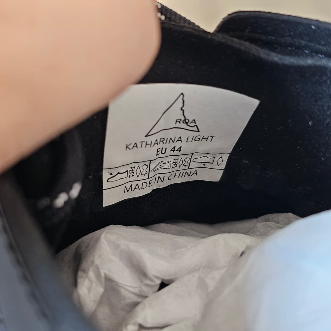 280 44 새제품) 로아 카타리나 라이트 블랙 구동화 트레킹화 비브람 상품이미지7