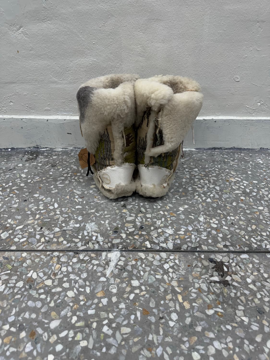 Malibu cowboy shearing fur western boots 상품이미지4