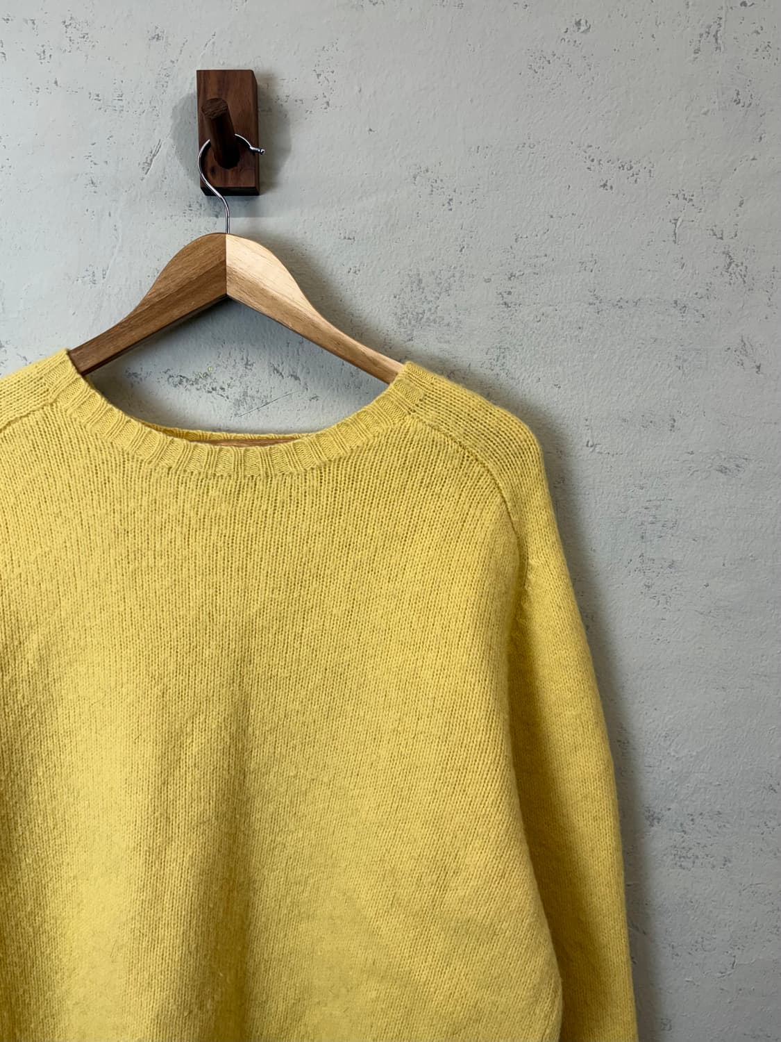 폴로랄프로렌 빈티지 암패치 옐로우 울 니트 상품이미지3