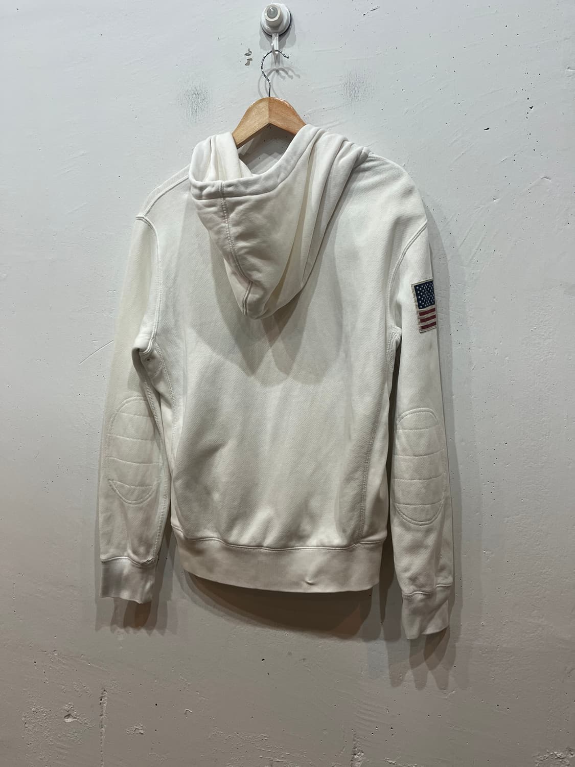 폴로랄프로렌 빅포니 성조기 USA 화이트 후드집업 M 상품이미지4