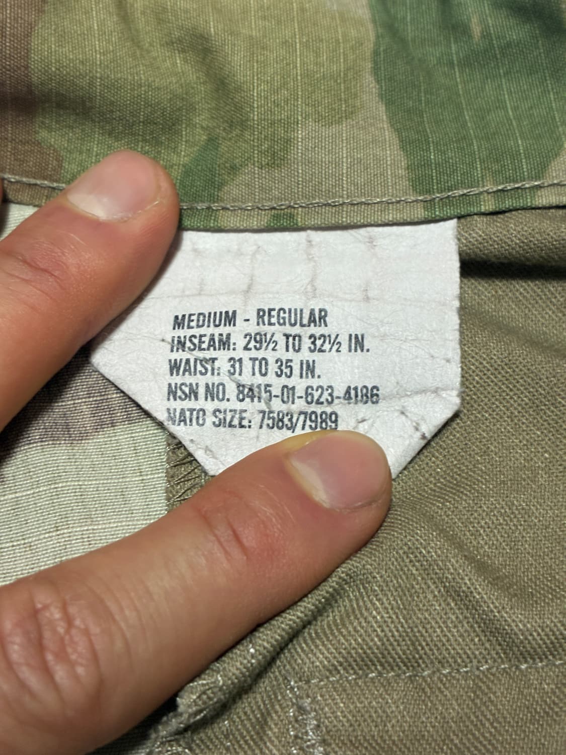 미군 OCP 멀티캠 팬츠 (M) 상품이미지5