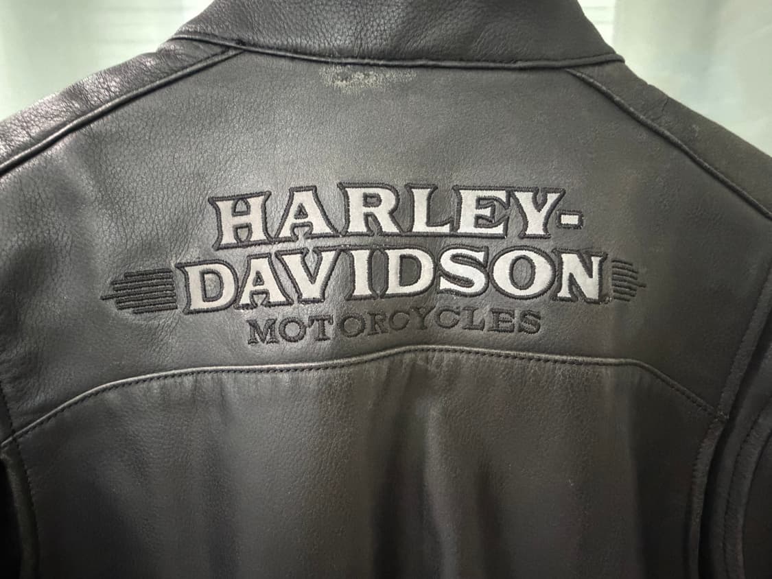 할리데이비슨 블랙 가죽 라이더 자켓 L 사이즈 상품이미지5