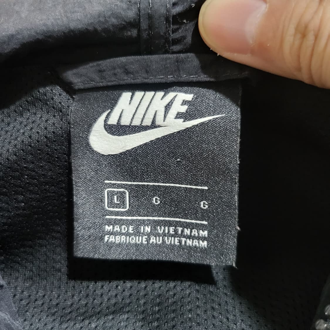 나이키 헤리티지 윈드러너 바람막이 자켓 블랙 (L) 상품이미지4