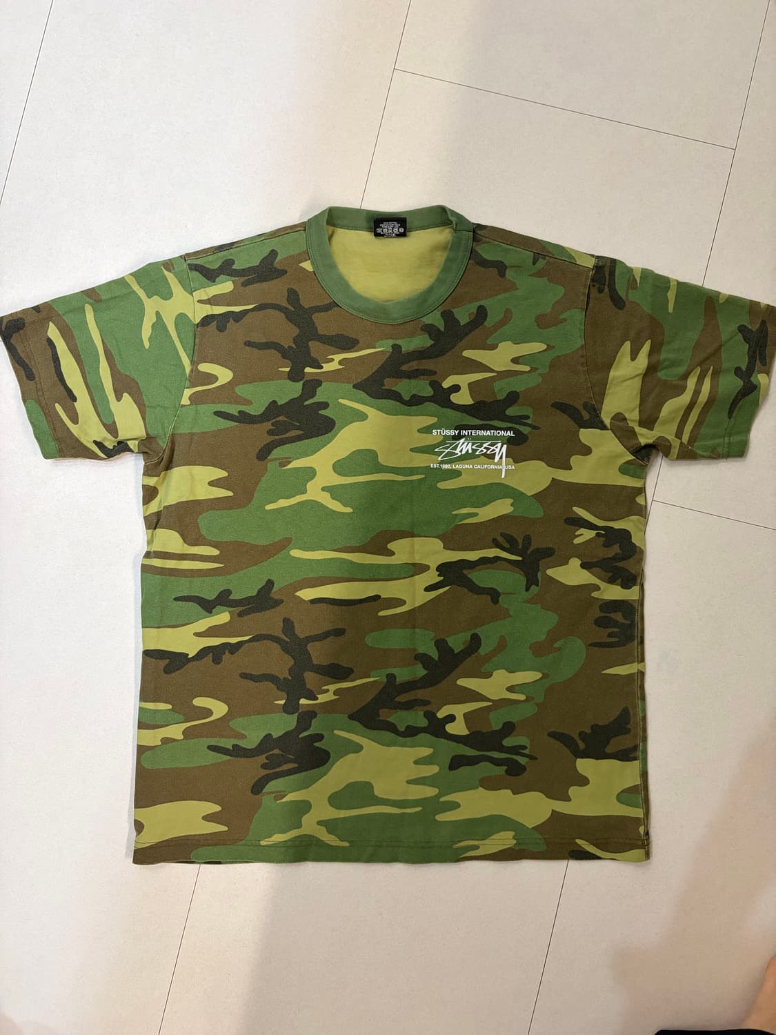 스투시 카모플라주 반팔 상품이미지2