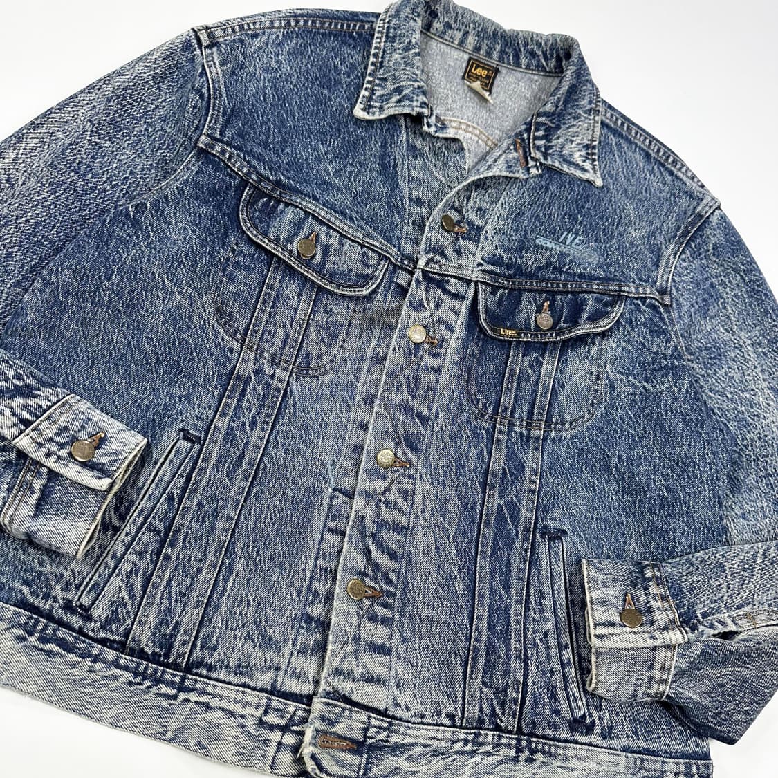 Lee (리) USA 워싱 트러커 데님자켓 (XL) 상품이미지3