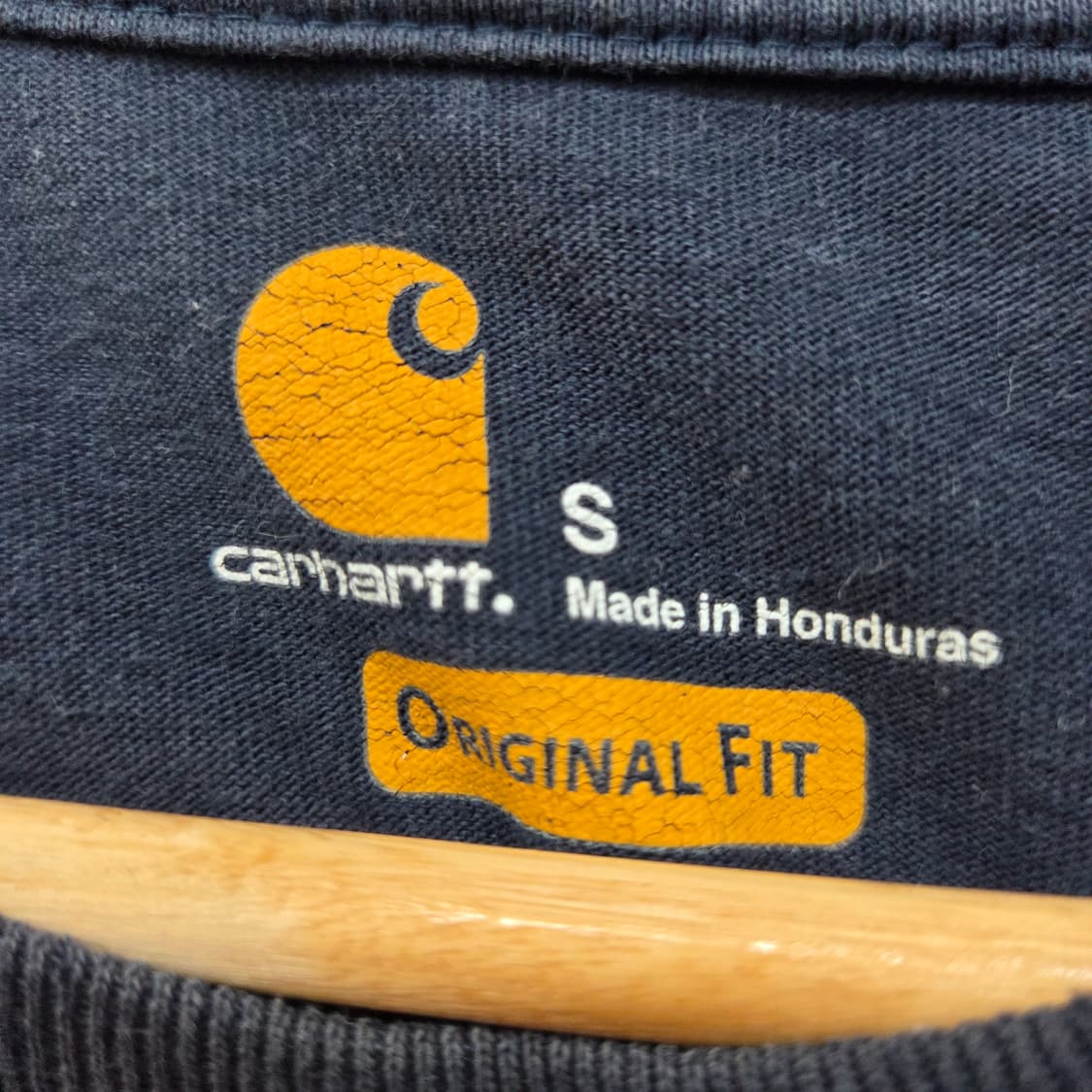 칼하트 포켓 반팔 티셔츠 네이비 남s 상품이미지4