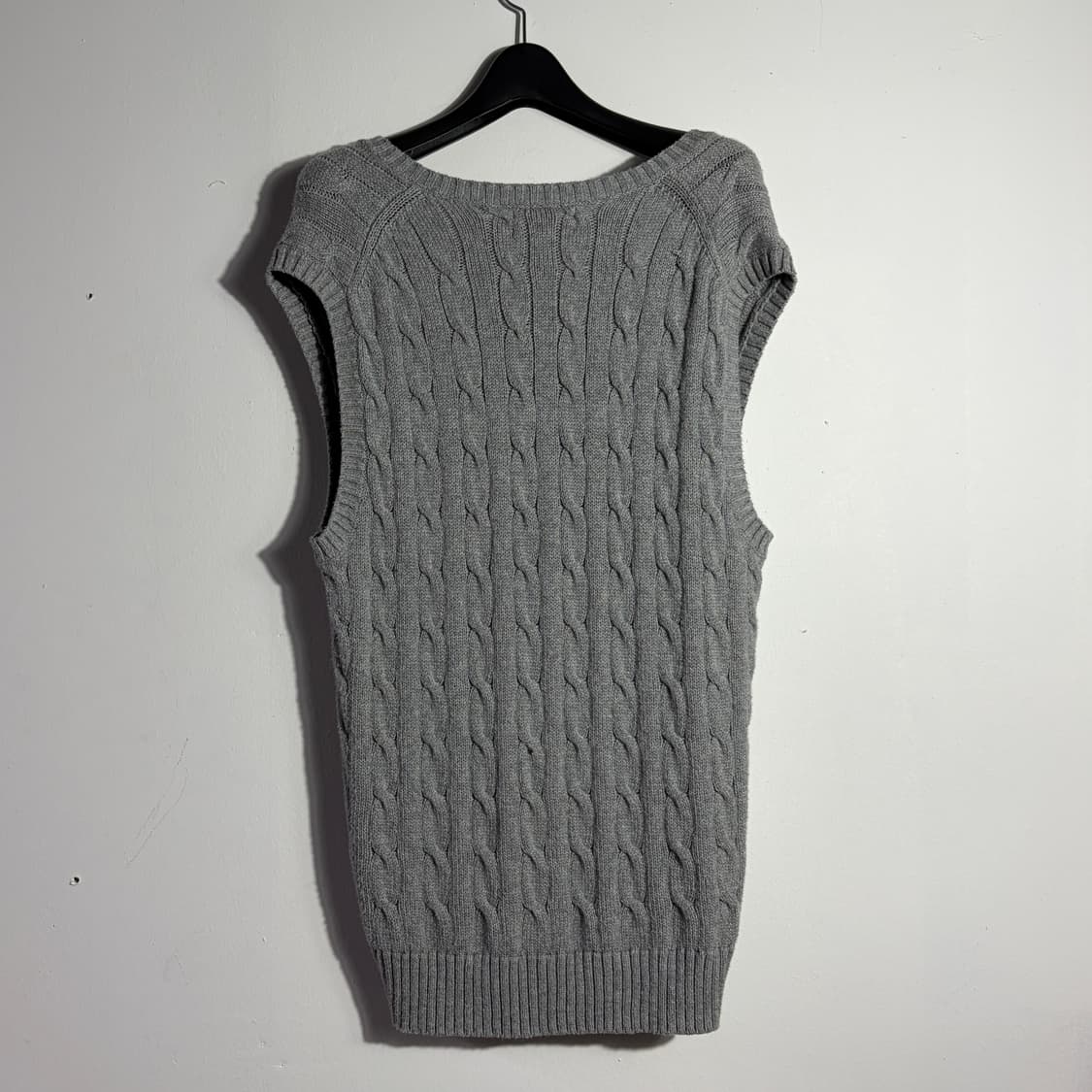 폴로 그레이 니트 베스트 (무료배송) 상품이미지3