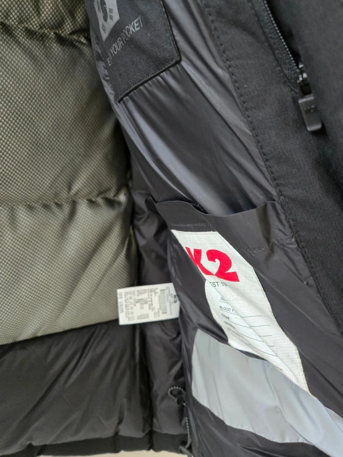 K2대장 히말라야 패딩 800빵 사이즈L 상품이미지4