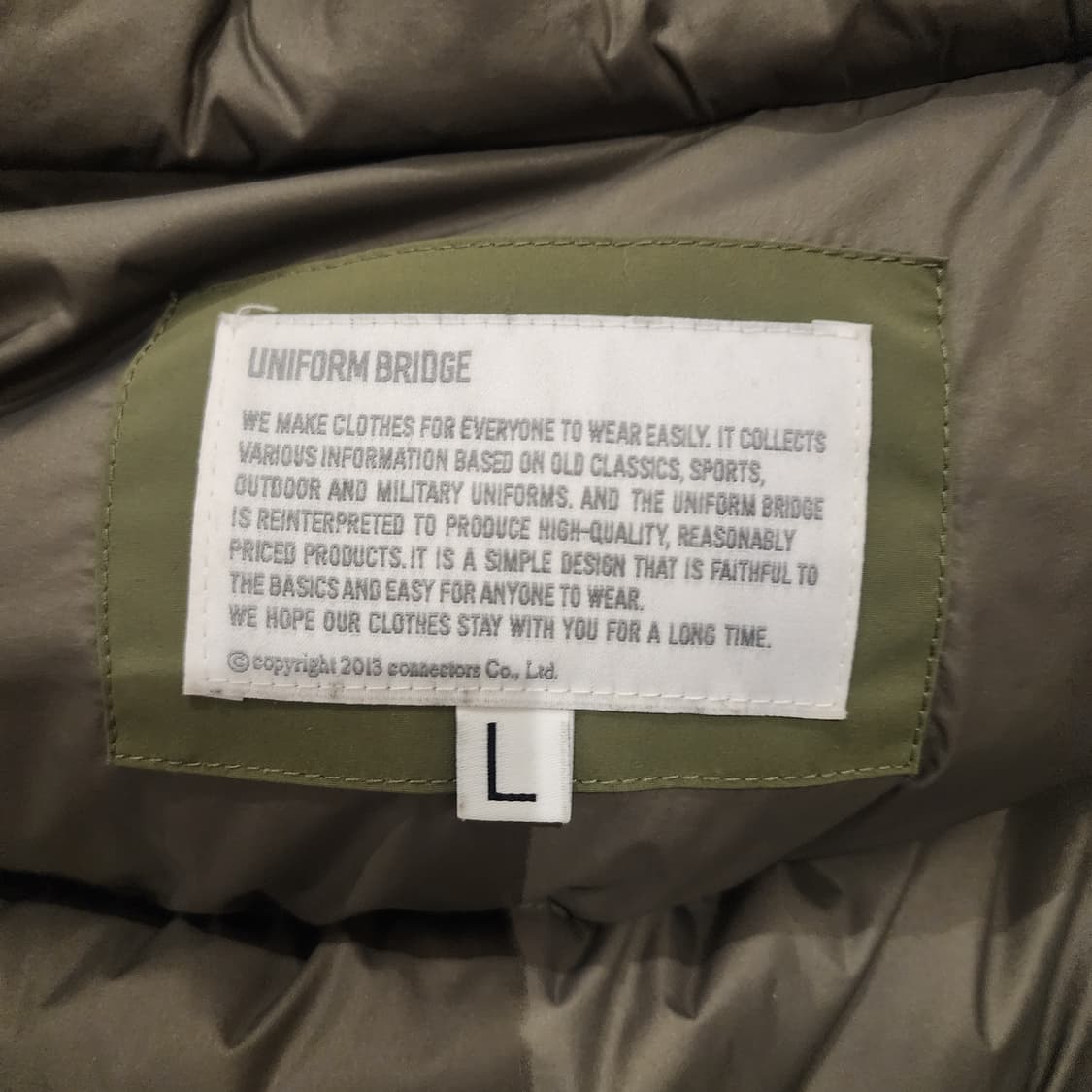 유니폼브릿지 헤비다운점퍼 L 상품이미지3