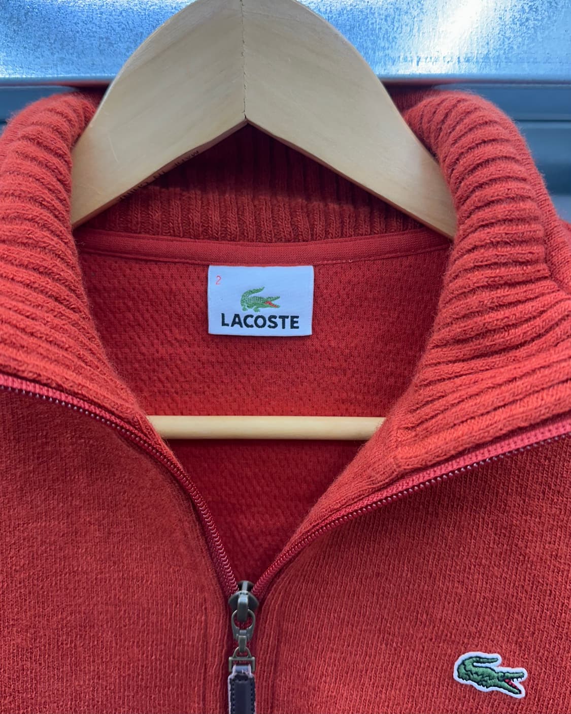 (WOMEN)라코스테 크롭 맨투맨-M1368 상품이미지4