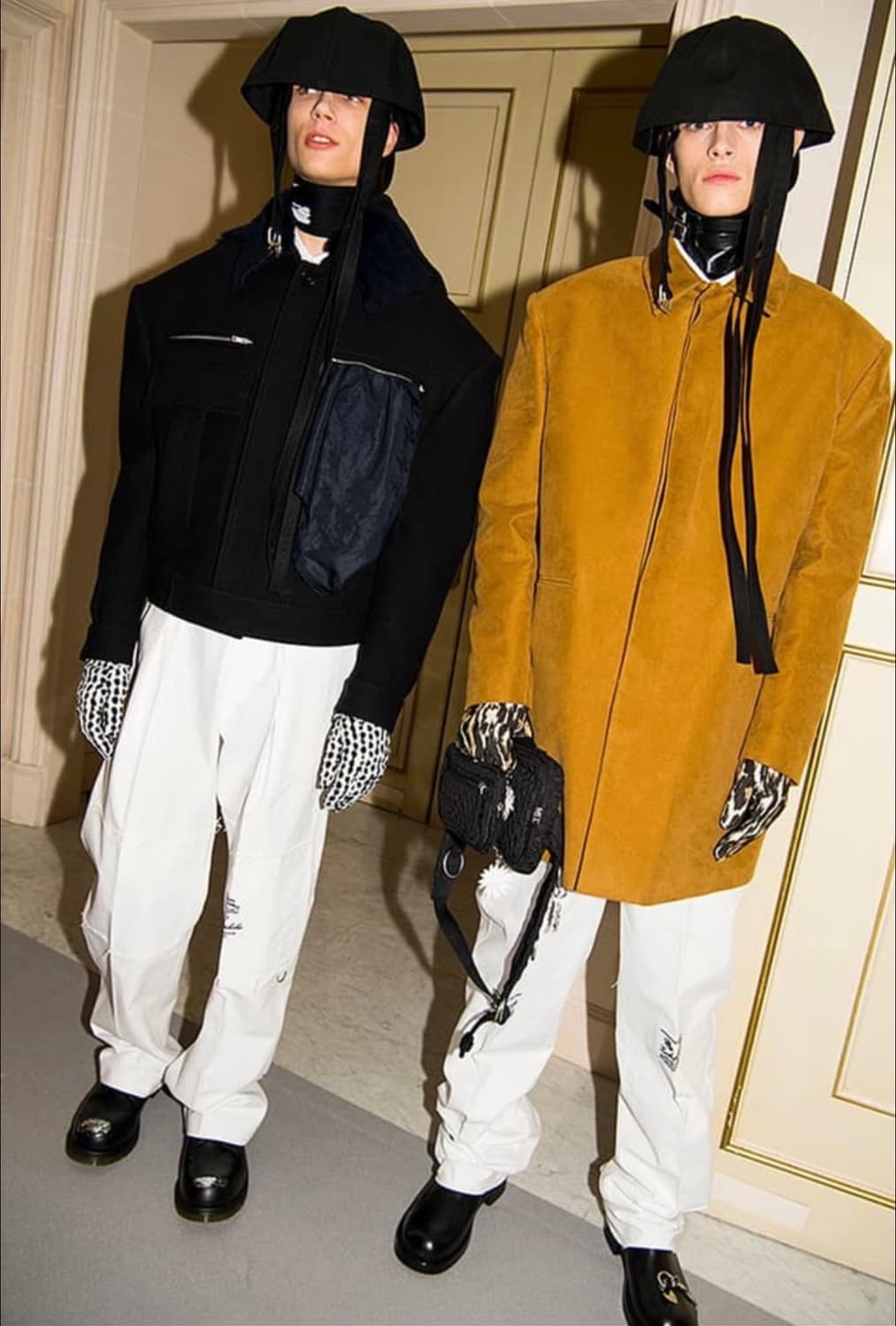 라프시몬스 울 크롭 자켓 상품이미지2