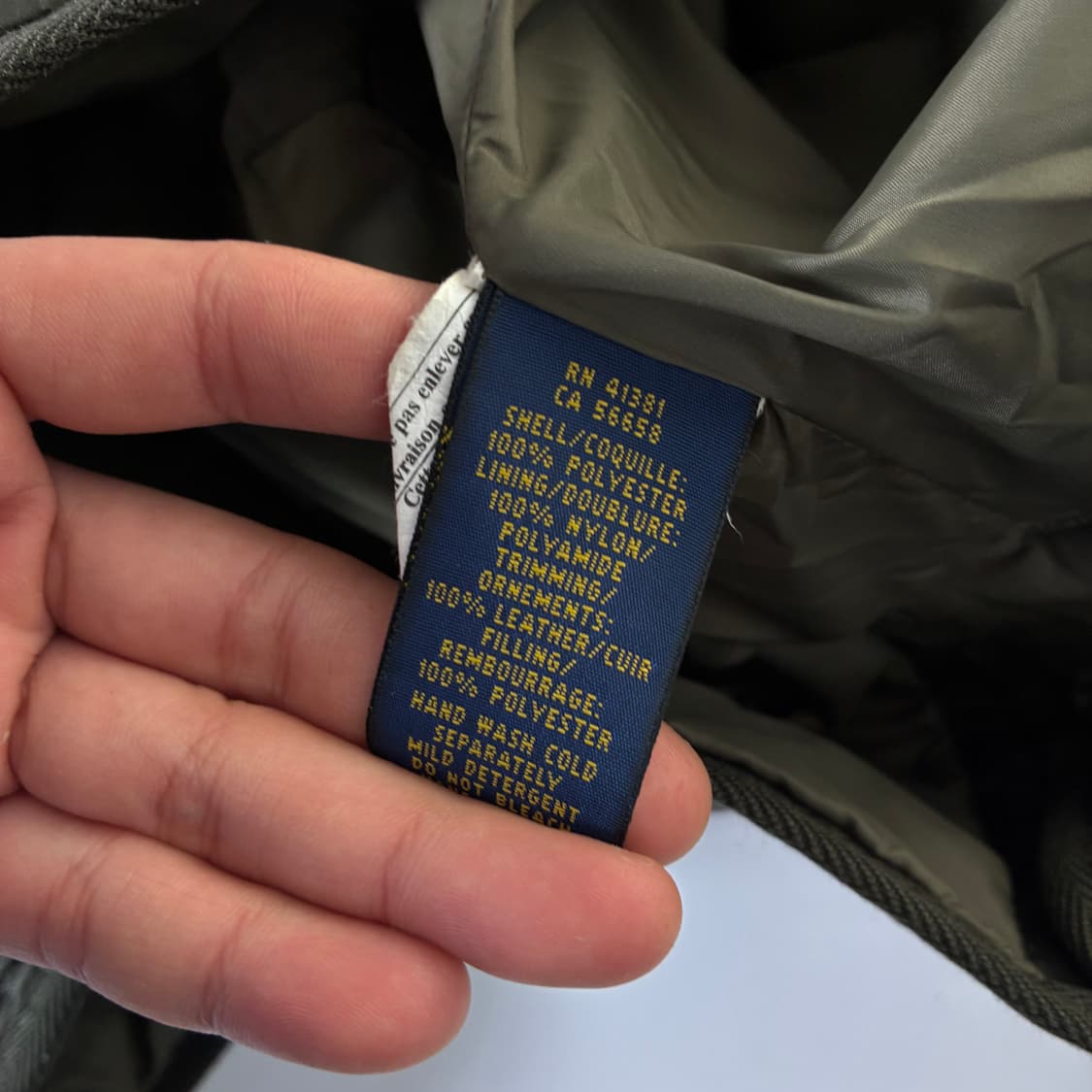 Polo  폴로 랄프로렌 투웨이 비튼 카키 퀼팅 자켓 상품이미지7