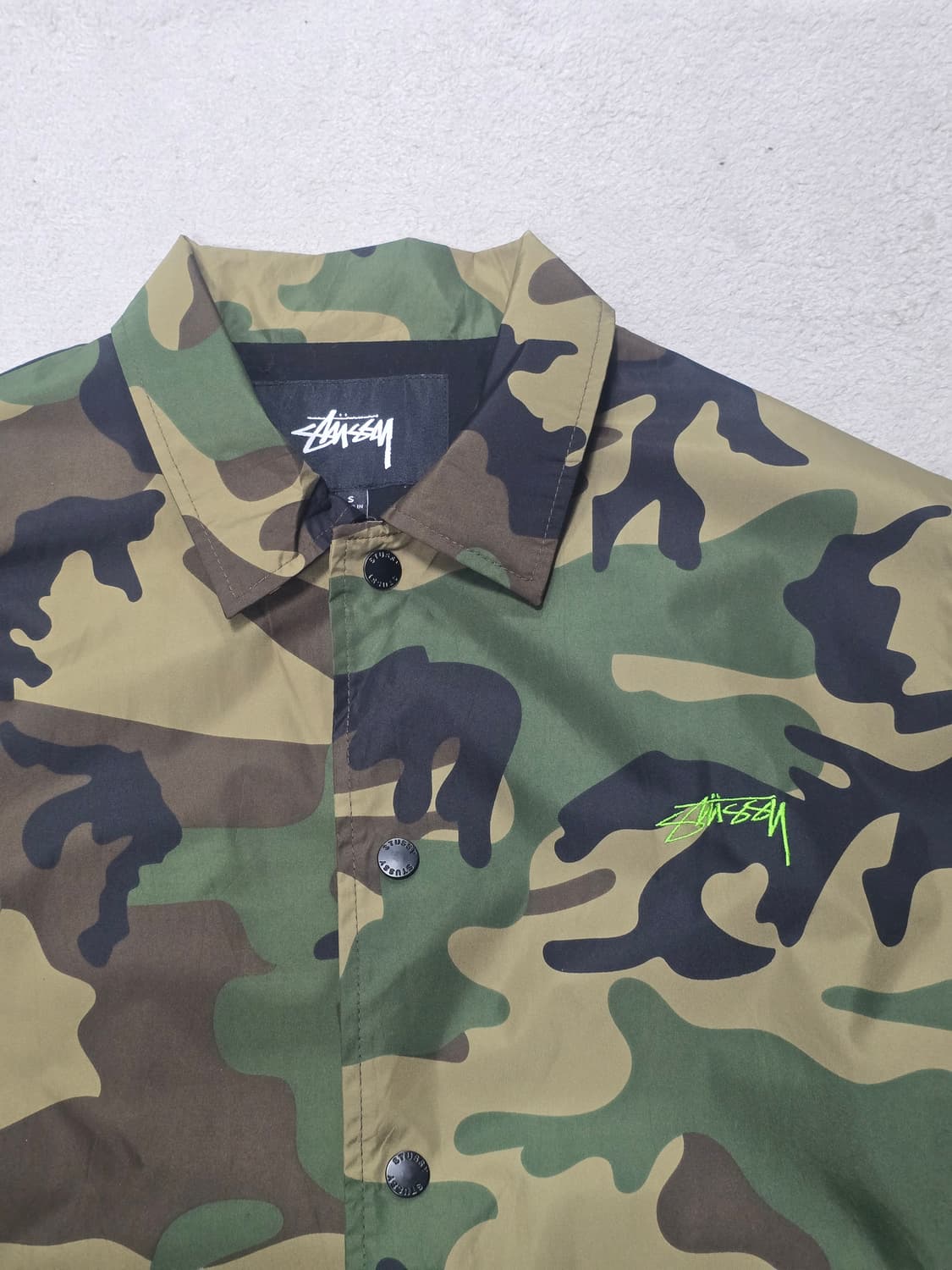 스투시 카모플라쥬 코치 자켓 100사이즈 상품이미지2